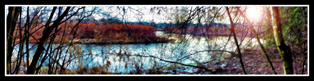 DSC00991_La_Rivière_Tranquille_Sony_Alpha_Pano_Oil_Paint &amp; Ink_Outlines_Borders